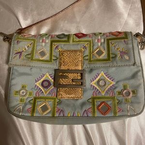 Fendi Baguette embroidered mirror